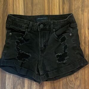 Aeropostale High Rise Midi Shorts